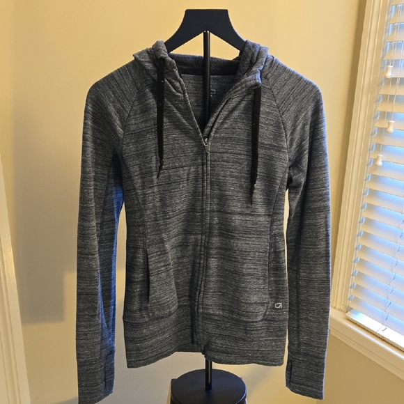 GAPFit Heather Gray Hoodie - Picture 1 of 3